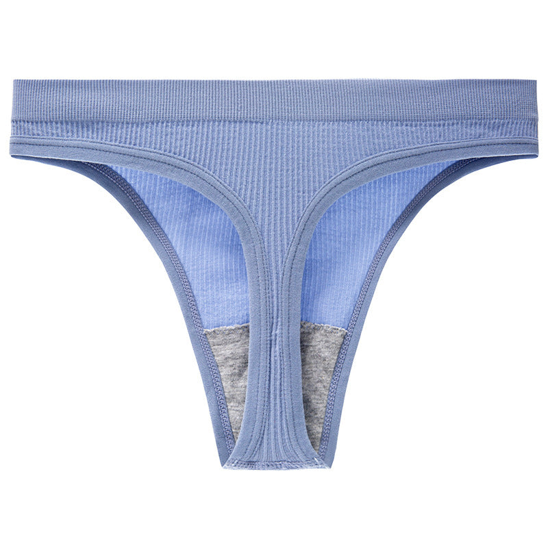 Stringi niewidoczne pod ubraniem z elastycznego materiału Nubia Niebieski