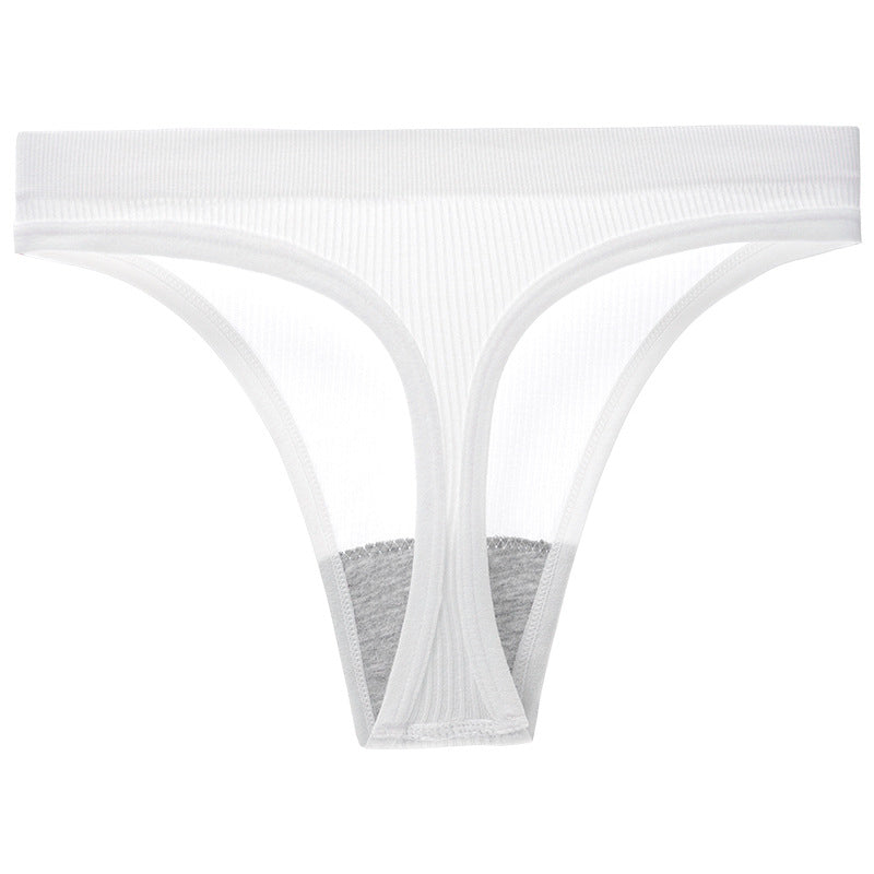 Stringi niewidoczne pod ubraniem z elastycznego materiału Nubia Biały
