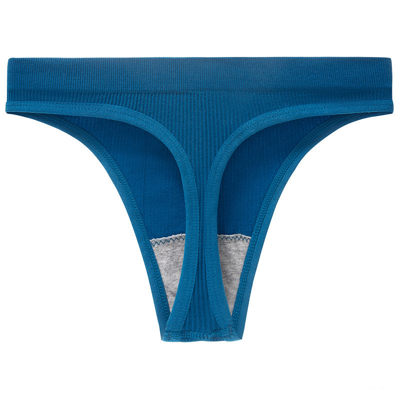 Stringi niewidoczne pod ubraniem z elastycznego materiału Nubia Niebieski2