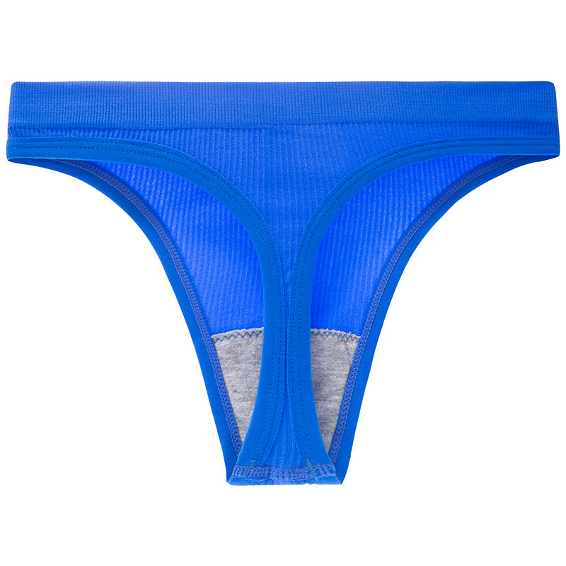 Stringi niewidoczne pod ubraniem z elastycznego materiału Nubia Niebieski3