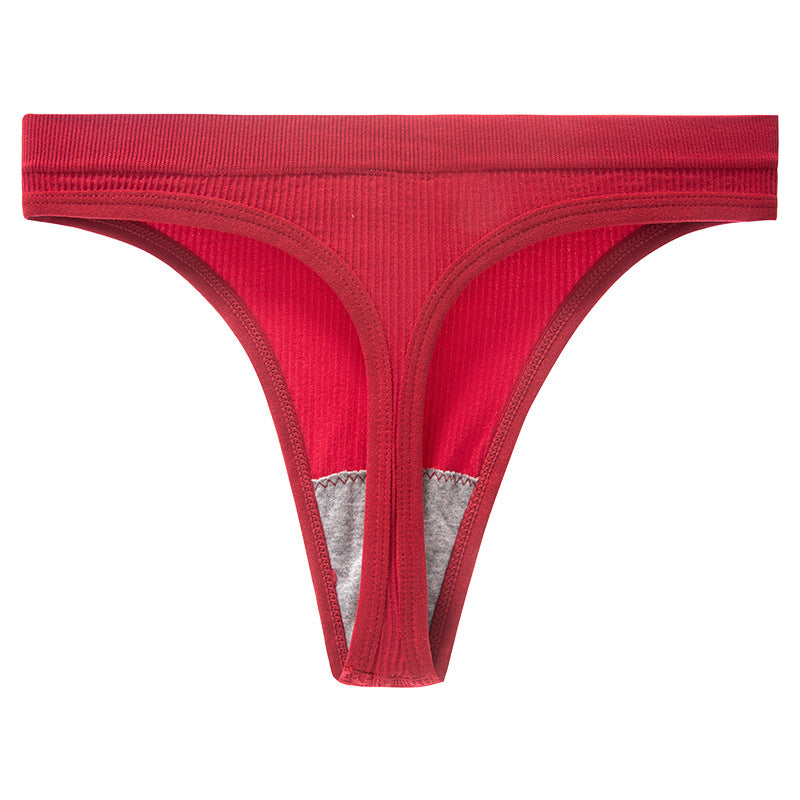 Stringi niewidoczne pod ubraniem z elastycznego materiału Nubia Bordowy