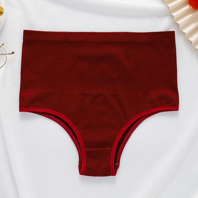 Majtki modelujące z wysokim stanem dla lepszego kształtu sylwetki Gritje Bordowy