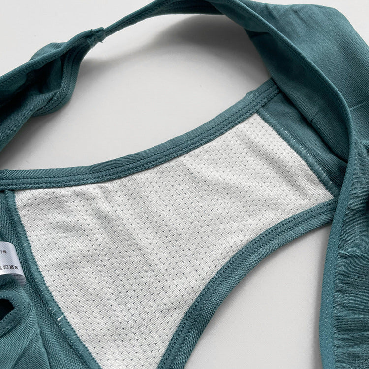 Majtki sportowe fitness z elastycznego materiału Greer