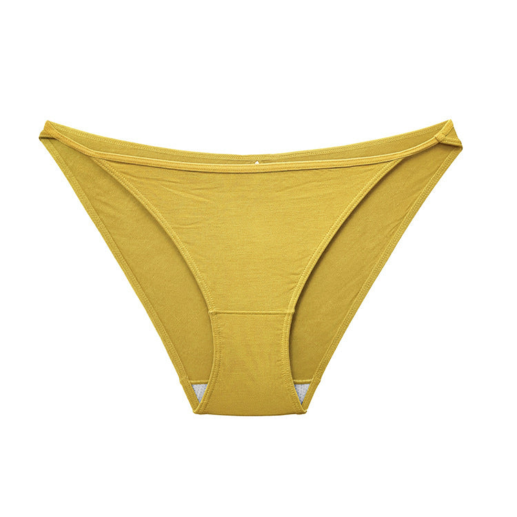 Majtki sportowe fitness z elastycznego materiału Greer Żółty