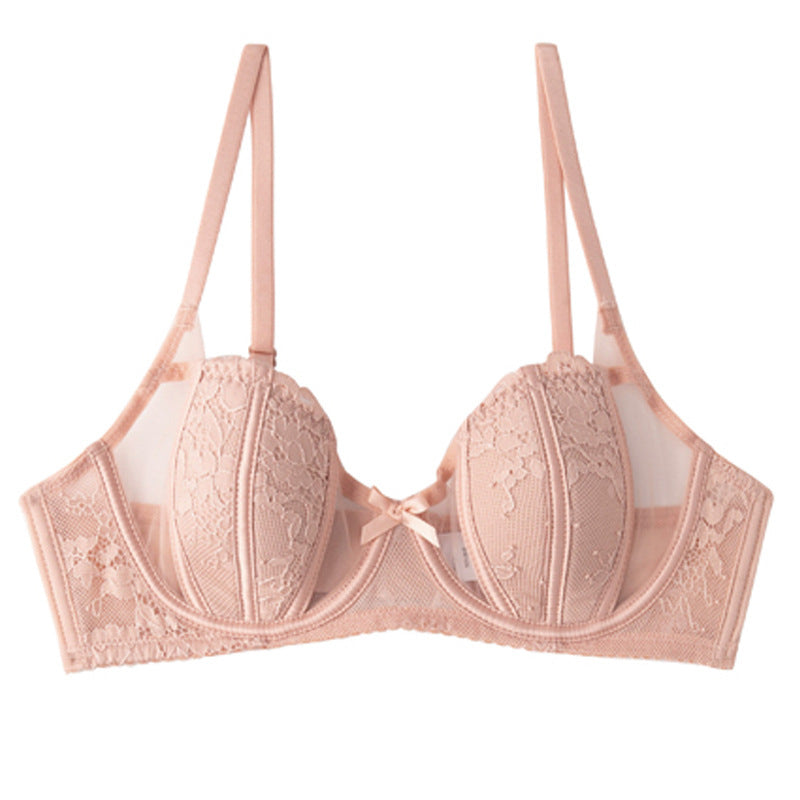 Biustonosz francuski z eleganckim krojem Anjali Beżowy