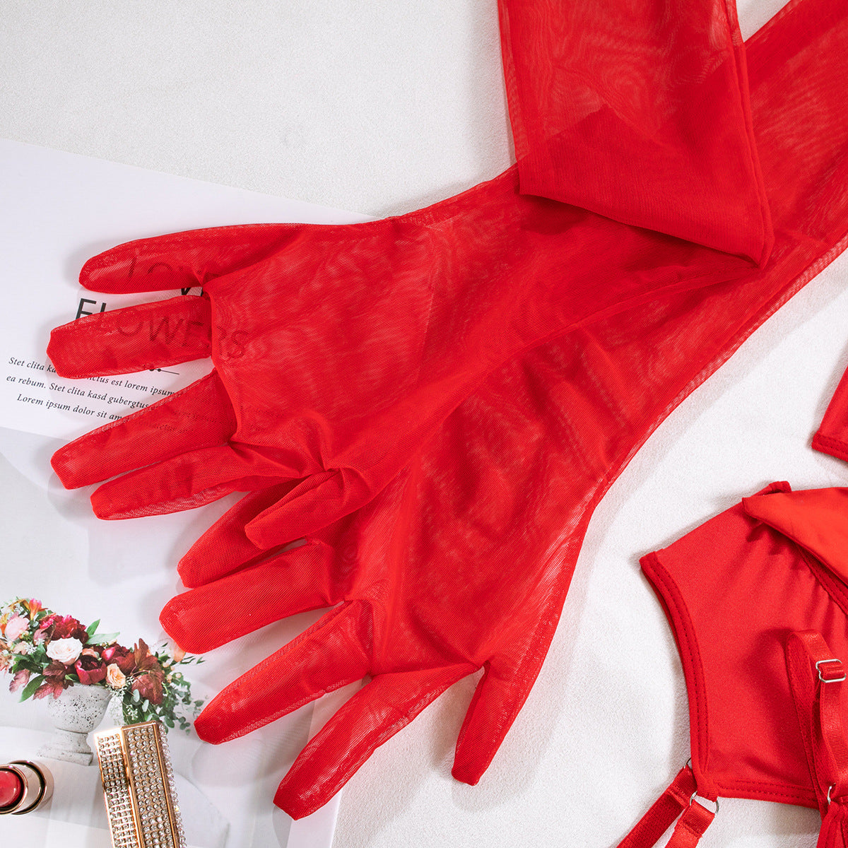 Komplet bielizny z kokardą na romantyczne wieczory Wikje