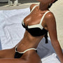 Strój kąpielowy dwuczęściowy push-up plażowy Feiga