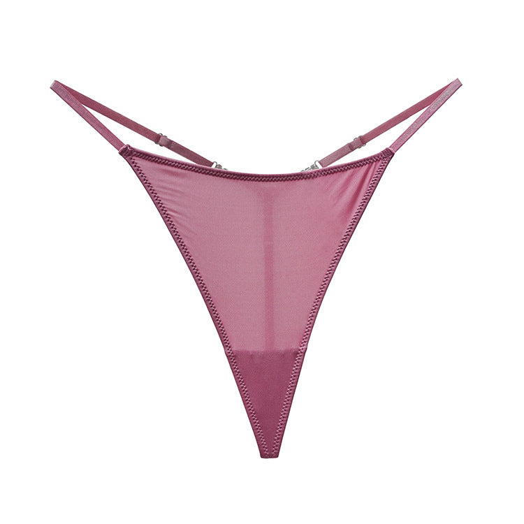 Stringi z łańcuszkiem elegancka bielizna na specjalne okazje Kataleya Fioletowy