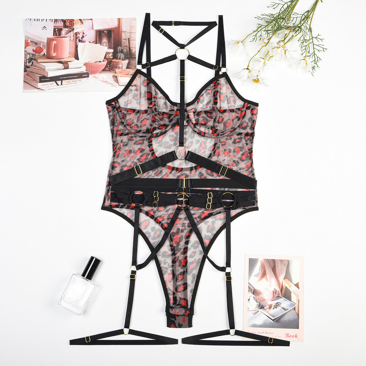 Body z kontrastowymi paseczkami na co dzień i okazje Roxine Multikolor