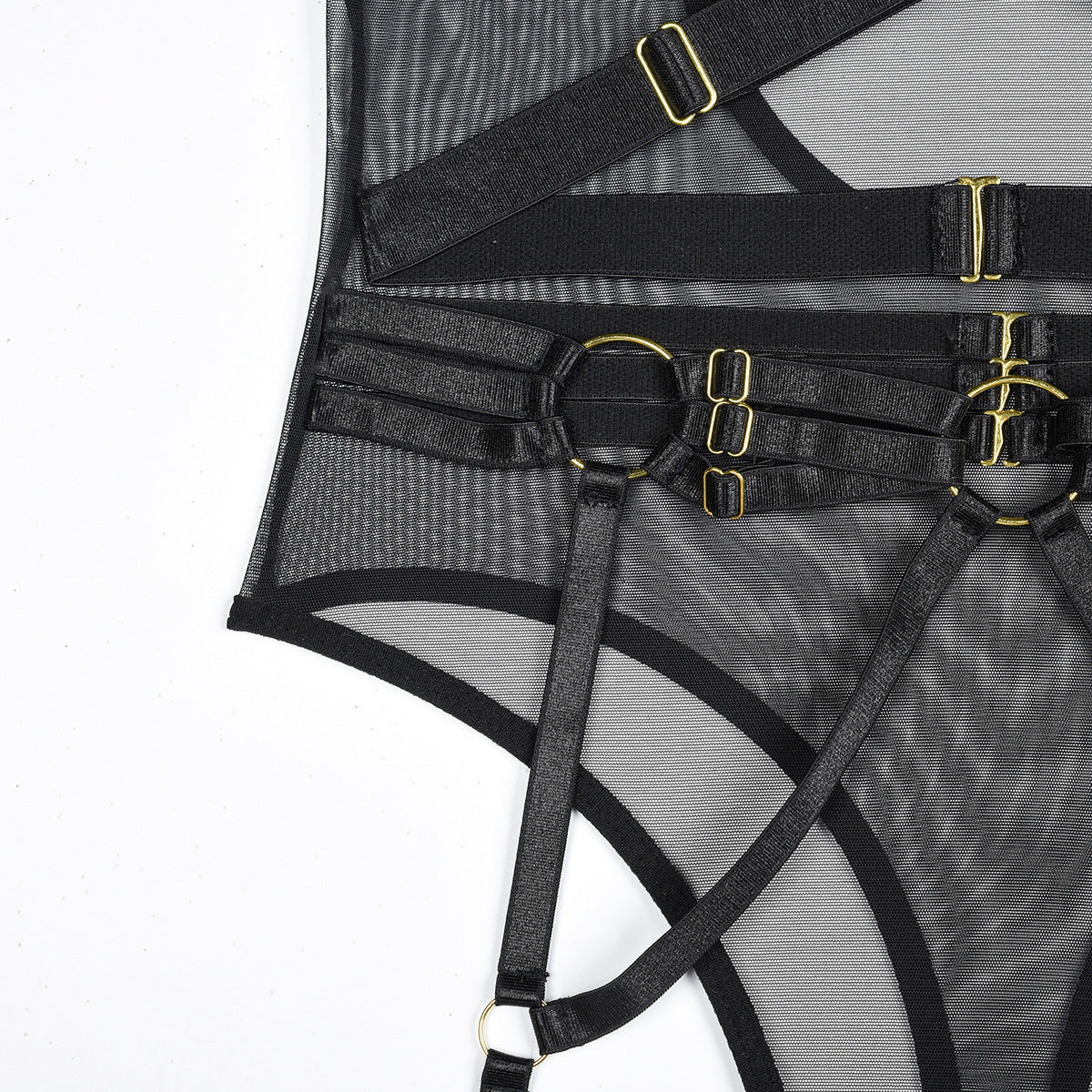 Body z kontrastowymi paseczkami na co dzień i okazje Roxine