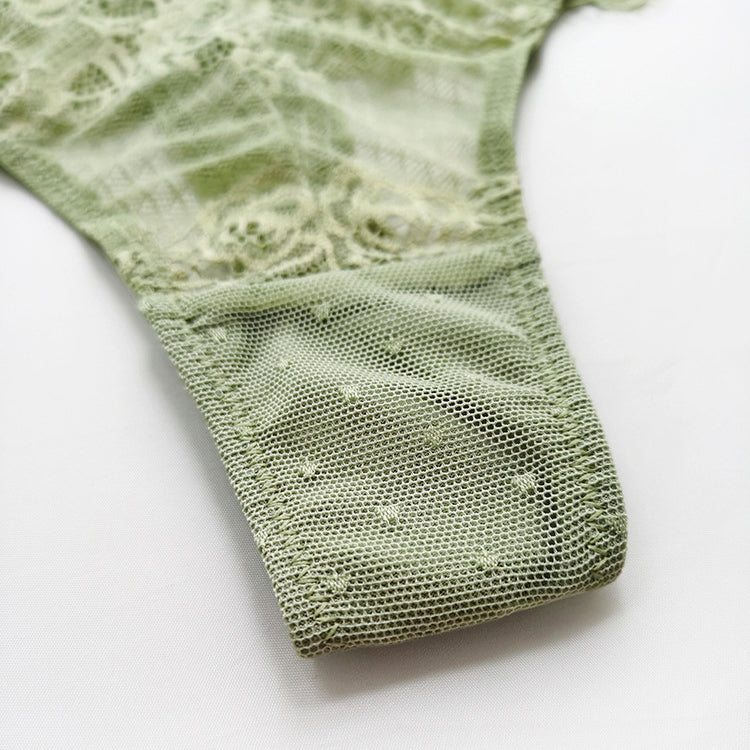 Stringi koronkowe z ozdobną gumką Lebbie