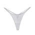 Stringi biodrówki z delikatnych materiałów niewidoczne pod ubraniem Viole Biały