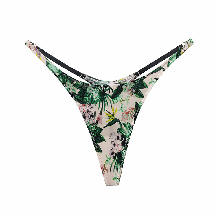 Stringi biodrówki z delikatnych materiałów niewidoczne pod ubraniem Viole Multikolor