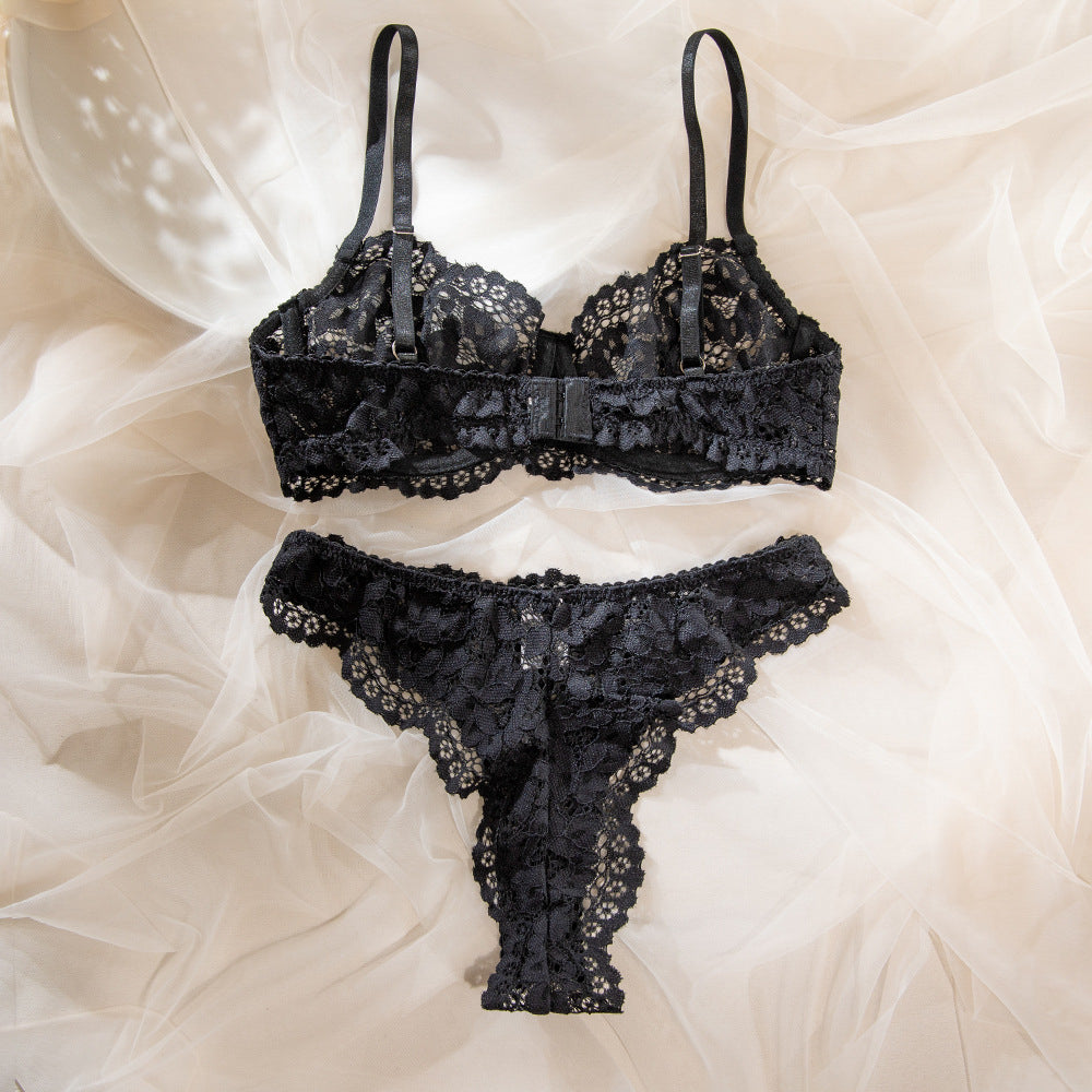 Komplet bielizny push-up z koronką Yanira