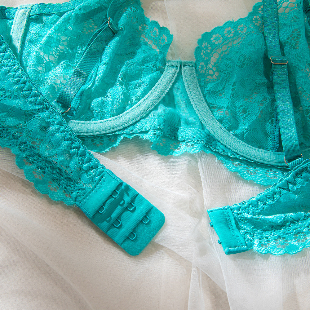 Komplet bielizny push-up z koronką Yanira