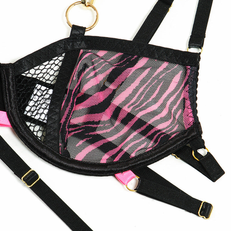 Komplet bielizny z paskami z elastanem Marie