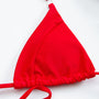 Bikini trójkątne wiązane szybkoschnące na plażę Taesuk