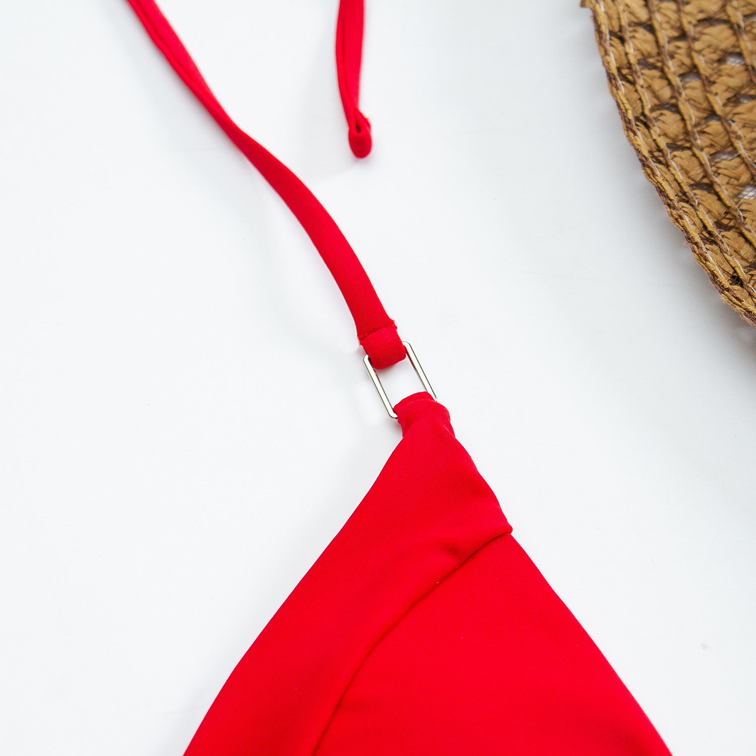 Bikini trójkątne wiązane szybkoschnące na plażę Taesuk