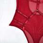Body z motywem harness na specjalne okazje Theresina