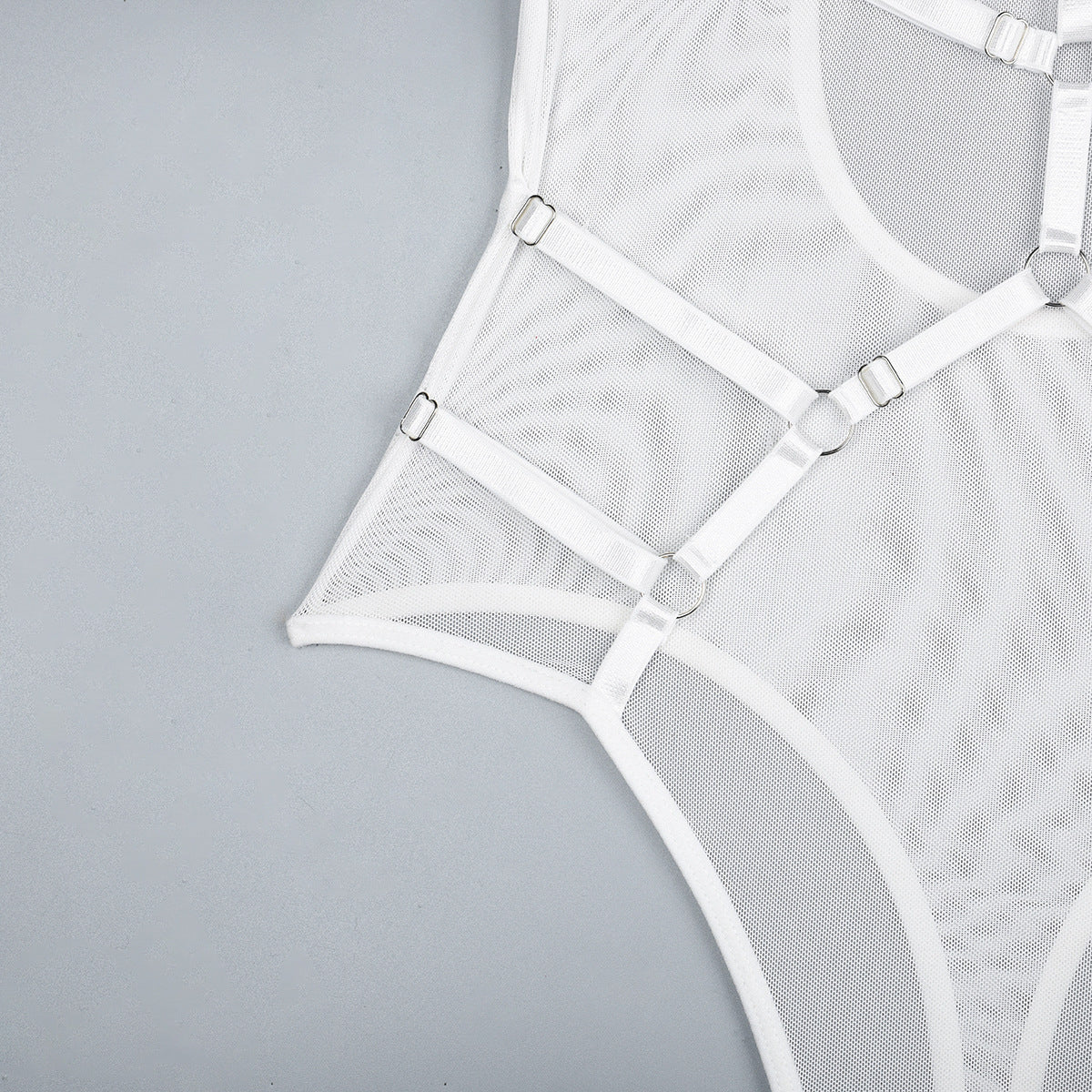 Body z motywem harness na specjalne okazje Theresina