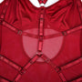 Body z motywem harness na specjalne okazje Theresina