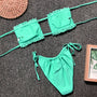Bikini bandeau z regulowanymi ramiączkami na lato Jozien