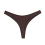 Stringi elastyczne casual damskie Pieralda Kawowy