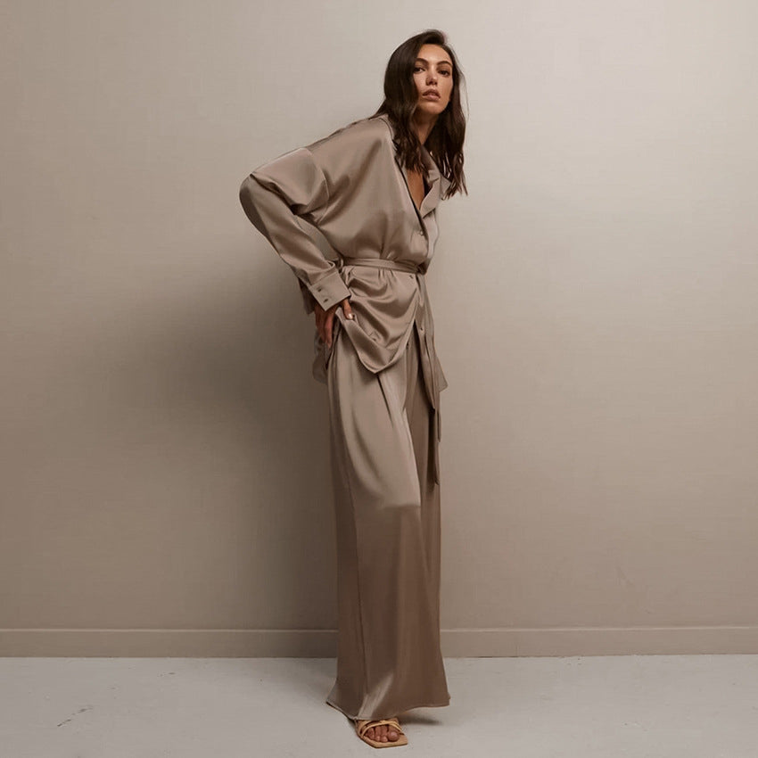 Kimono nocne z lekkiego materiału na wieczór w domu Billye