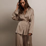Kimono nocne z lekkiego materiału na wieczór w domu Billye