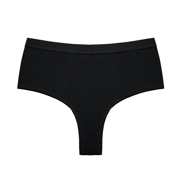 Brazyliany z wysokim stanem z elastycznego materiału Heddie Czarny