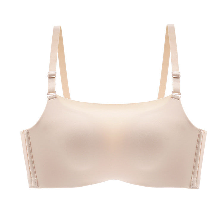 Biustonosz push-up z regulowanymi ramiączkami piankowy Ihna Beżowy