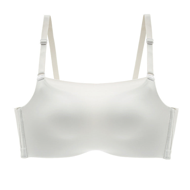 Biustonosz push-up z regulowanymi ramiączkami piankowy Ihna Biały