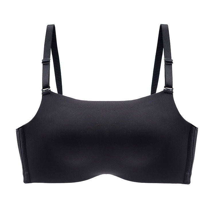 Biustonosz push-up z regulowanymi ramiączkami piankowy Ihna Czarny