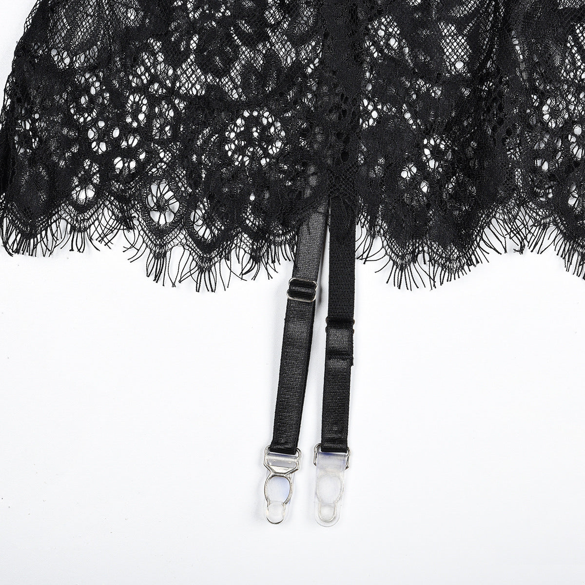 Koronkowa bielizna nocna z regulowanymi ramiączkami na romantyczny wieczór Rheba