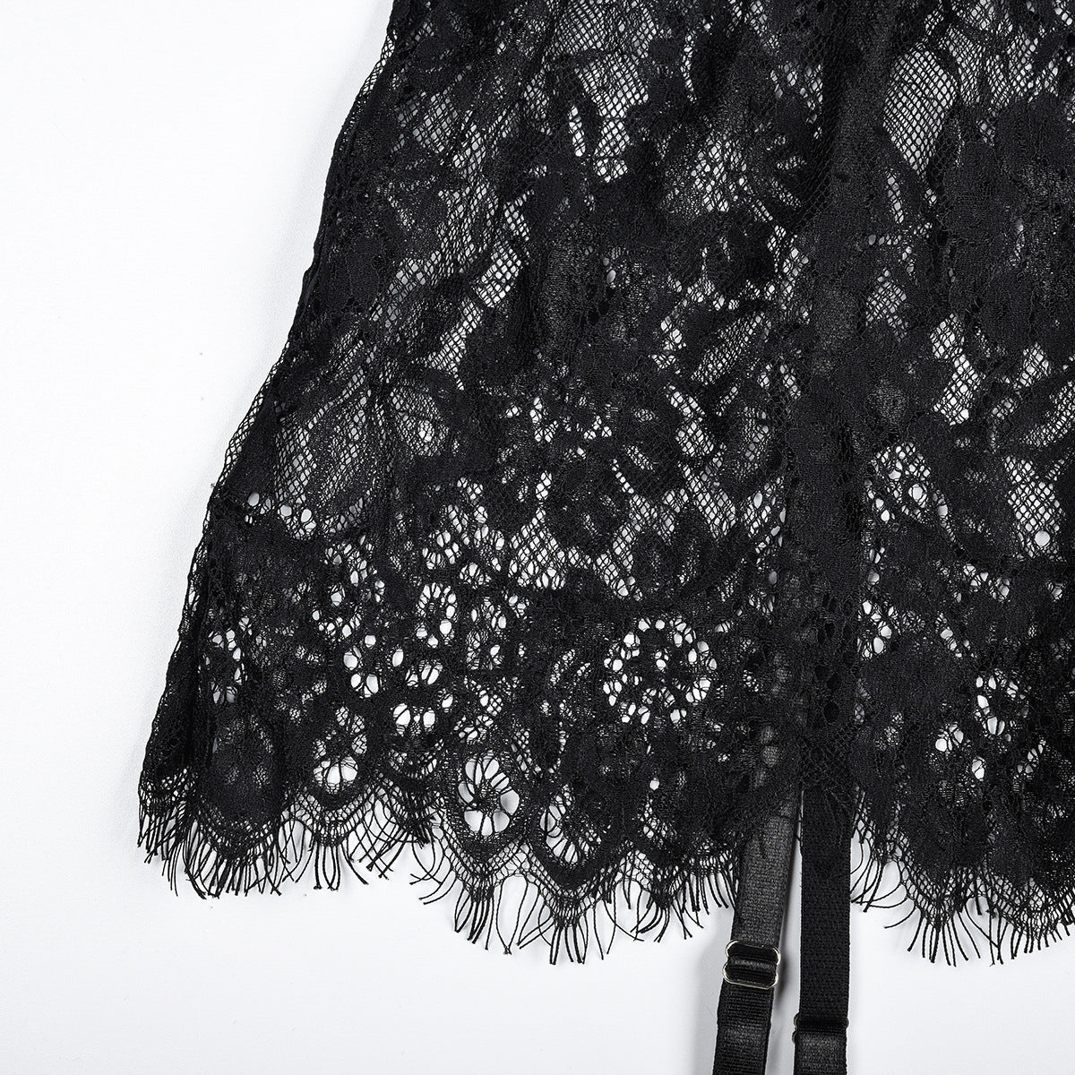 Koronkowa bielizna nocna z regulowanymi ramiączkami na romantyczny wieczór Rheba