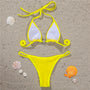 Bikini z cyrkoniami na plażę z regulowanymi ramiączkami Sivan