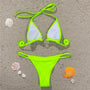 Bikini z cyrkoniami na plażę z regulowanymi ramiączkami Sivan