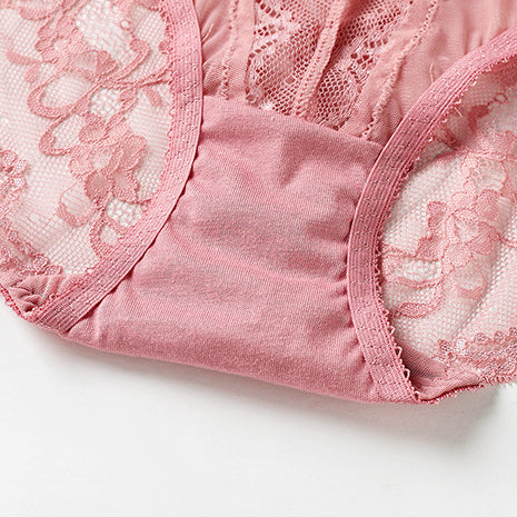 Komplet bielizny z usztywnianym biustonoszem z koronką Denisia