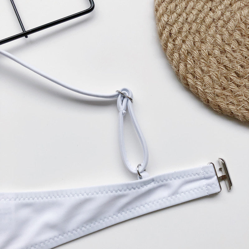 Strój kąpielowy z usztywnianym topem klasyczny fason odporny na słońce Adalmiina