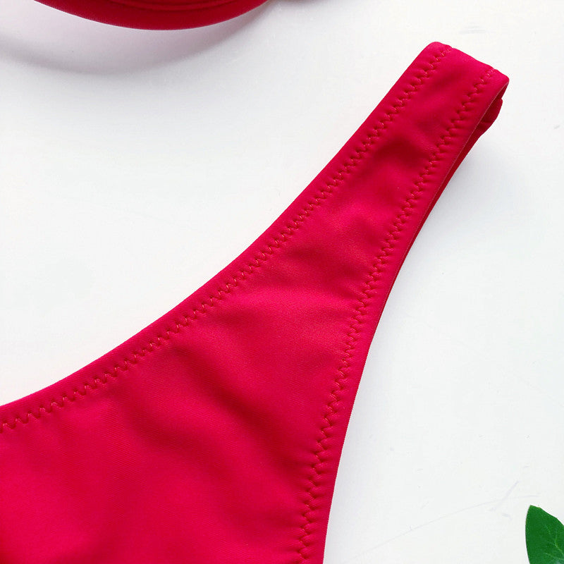 Strój kąpielowy z usztywnianym topem klasyczny fason odporny na słońce Adalmiina