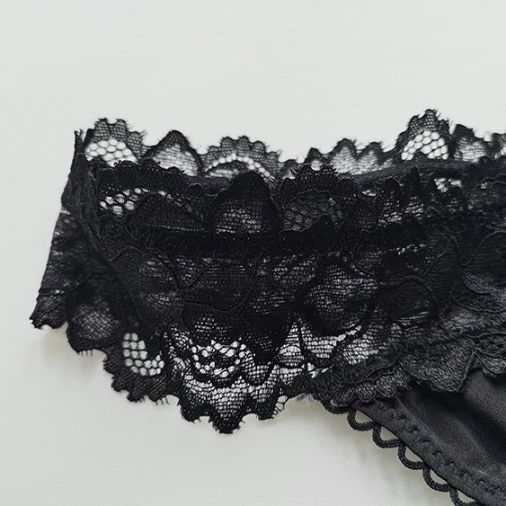 Majtki biodrówki ażurowe delikatny wzór Behiye