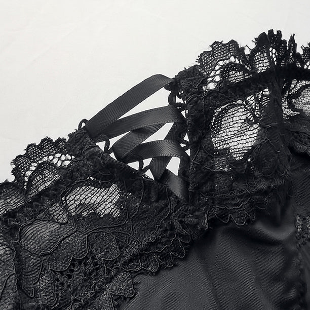 Majtki biodrówki ażurowe delikatny wzór Behiye