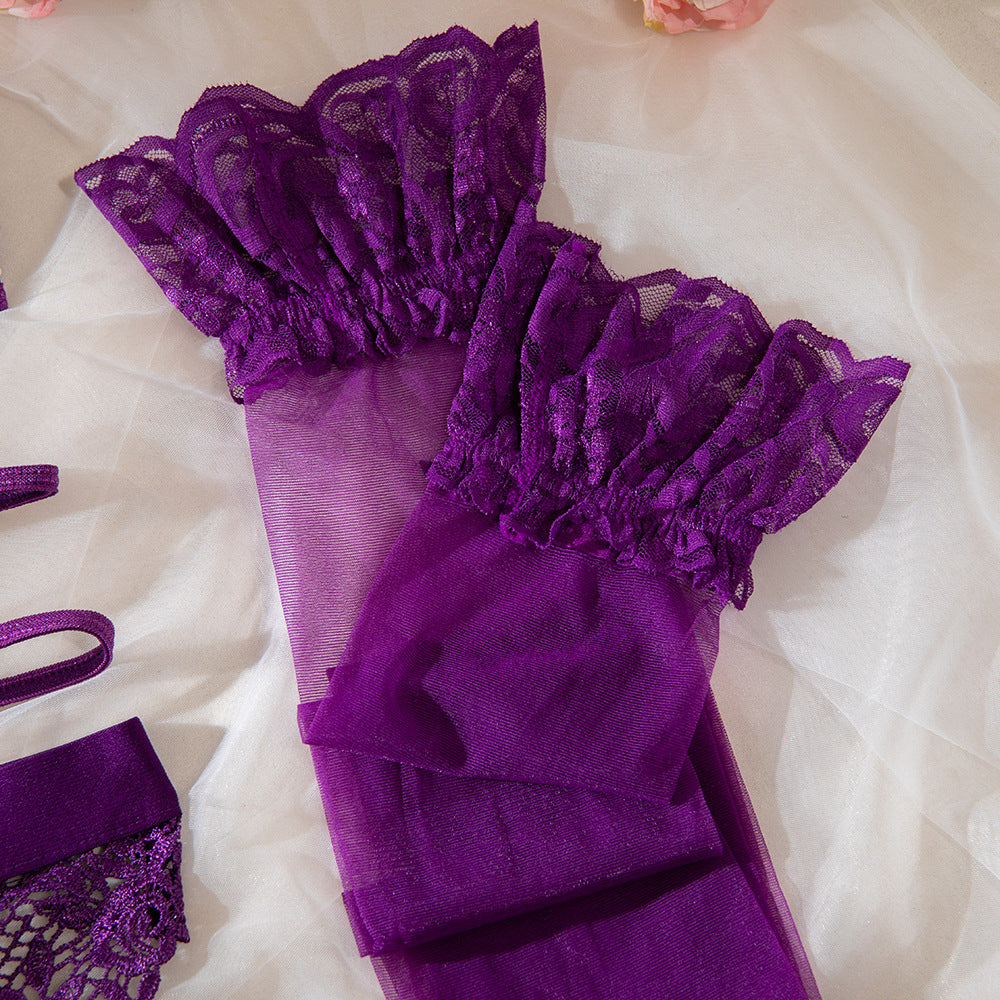 Komplet bielizny z rękawiczkami na specjalne okazje Auzinda