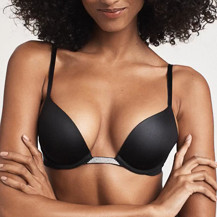 Biustonosz push-up modelujący z elastycznego materiału na co dzień i wyjątkowe okazje Nives