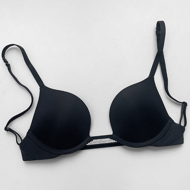 Biustonosz push-up modelujący z elastycznego materiału na co dzień i wyjątkowe okazje Nives