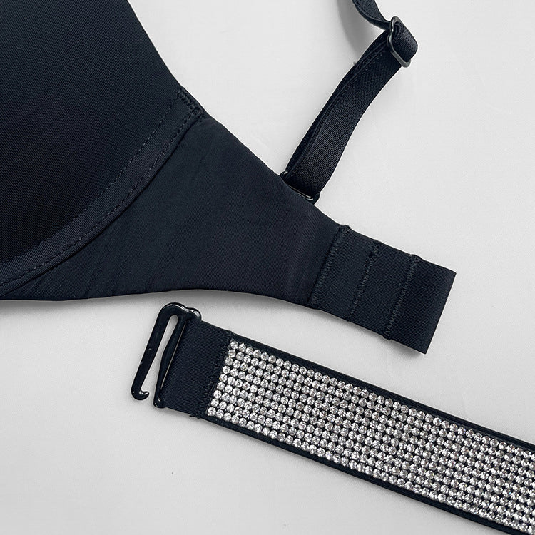 Biustonosz push-up modelujący z elastycznego materiału na co dzień i wyjątkowe okazje Nives