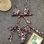 Bikini wiązane z regulacją na lato nad wodę Kelcy Lampart