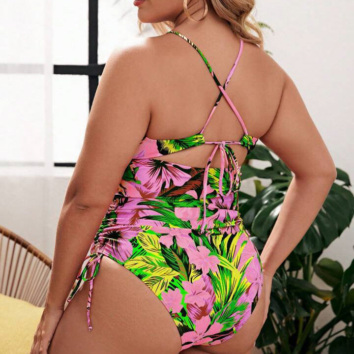 Kostium kąpielowy jednoczęściowy z wycięciem na lato Sadika