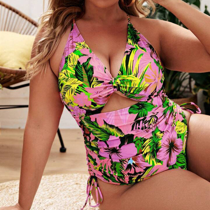 Kostium kąpielowy jednoczęściowy z wycięciem na lato Sadika