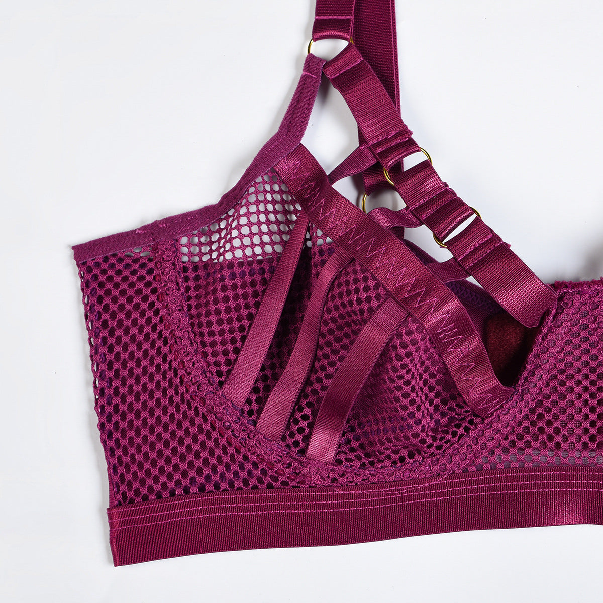 Komplet bielizny z pasem i podwiązkami elegancki design Palaghia